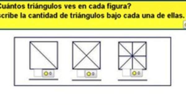 Número de triángulos en figuras (I)