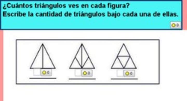Número de triángulos en figuras (II)