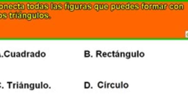 Figuras que se pueden armar con dos triángulos