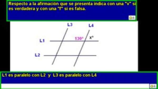 Rectas paralelas cortadas por una trasnversal