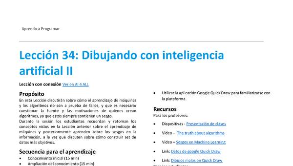 Unidad 2 - Lección 34: Dibujando con inteligencia artificial II