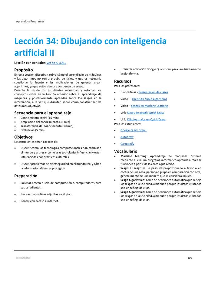 Unidad 2 - Lección 34: Dibujando con inteligencia artificial II