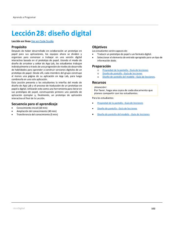 Unidad 2 - Lección28: diseño digital