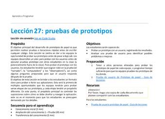 Unidad 2 - Lección27: pruebas de prototipos