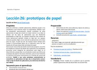 Unidad 2 - Lección26: prototipos de papel