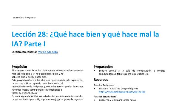 Unidad 4 - Lección 28: ¿Qué hace bien y qué hace mal la IA? Parte I