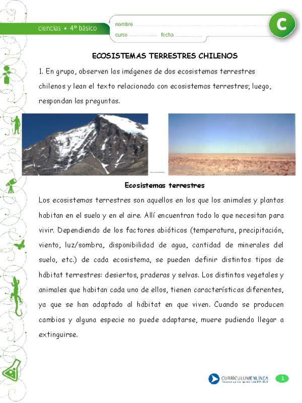 Ecosistemas chilenos