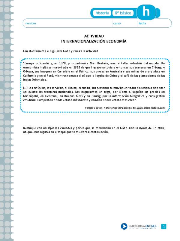 Internacionalización de la economía