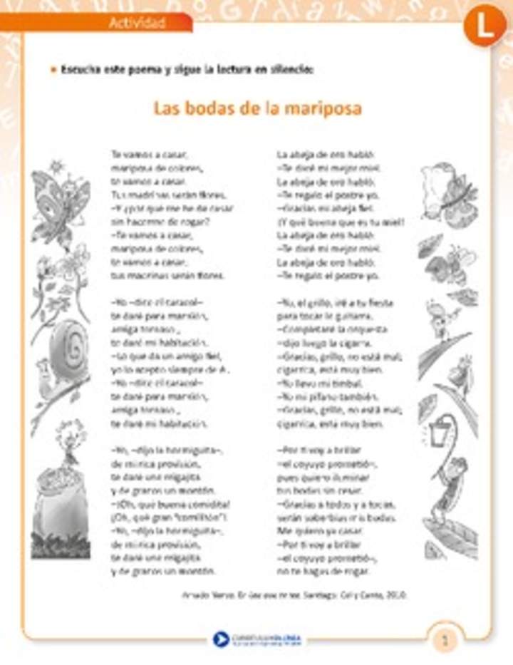 Actuación Las bodas de la mariposa