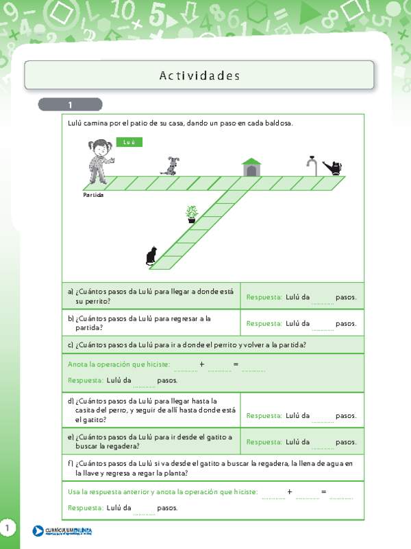 Resolución de problemas de conteo y adición (IV)