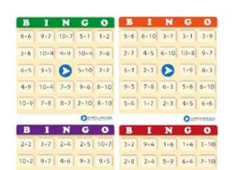 Juego: bingo compuesto de adiciones (VI)