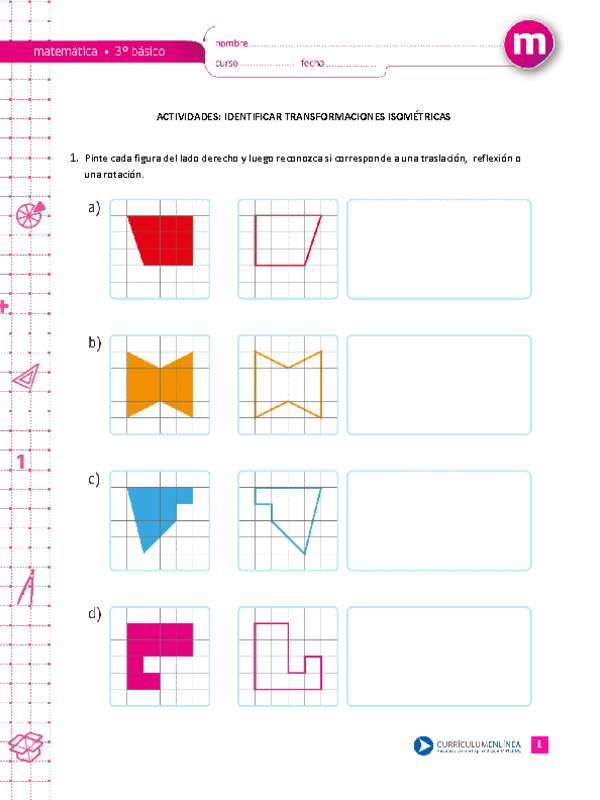 Identificar transformaciones