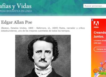 Biografías y vidas: Edgar Allan Poe