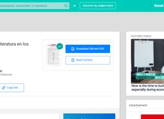 Researchgate: El efecto estético de la literatura en los alumnos adolescentes