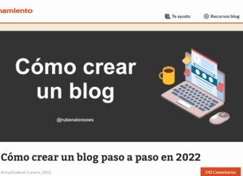 Mi posicionamiento web: Cómo crear un blog paso a paso