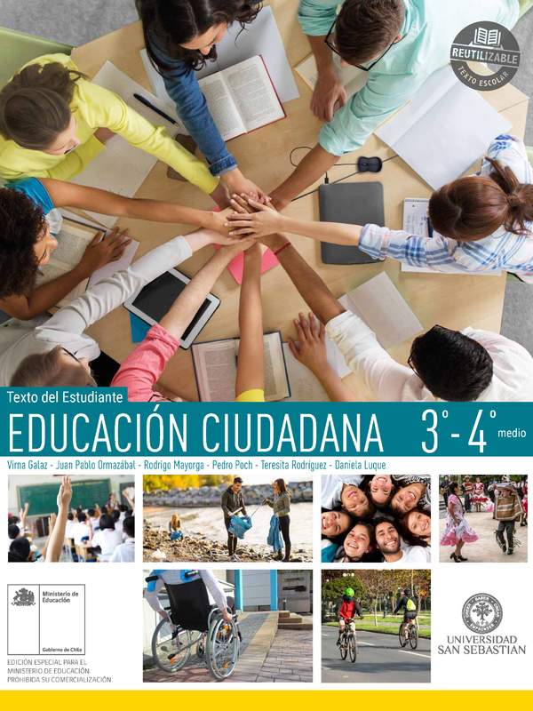 Educación Ciudadana 3° y 4° Medio, Texto del estudiante - Fragmento de muestra