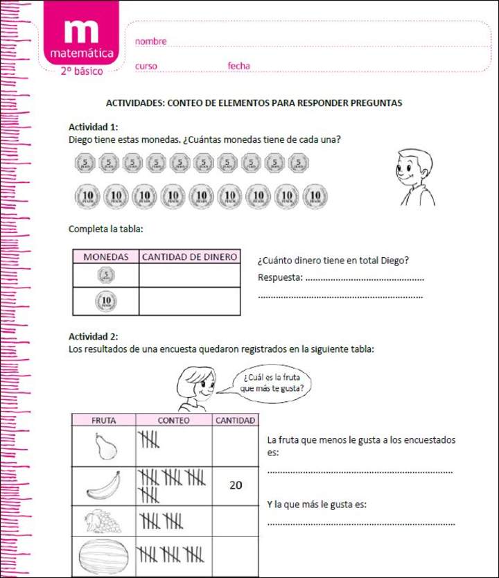 Conteo de elementos para responder preguntas (I)