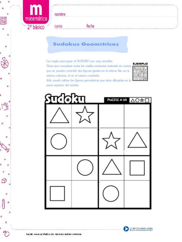Sudoku geométrico 14