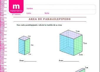 Área de paralelepípedo