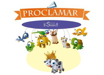 Afiche de vocabulario: proclamar