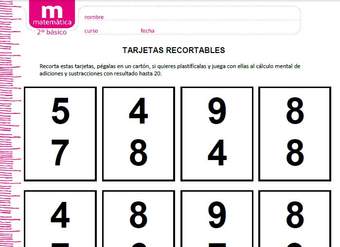 Tarjetas recortables (II)