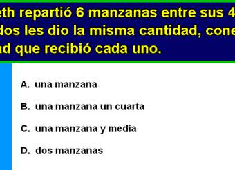 Repartiendo manzanas