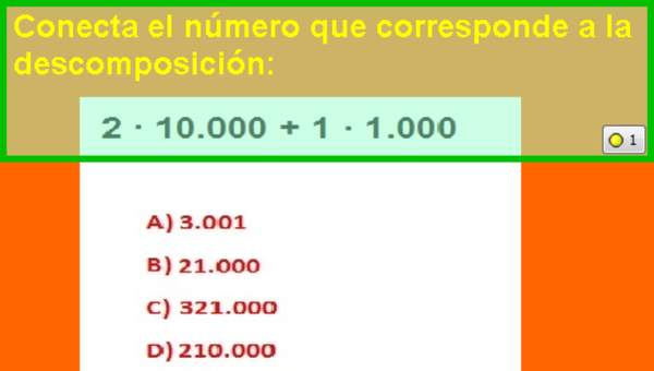 Componer y descomponer números en forma aditiva y multiplicativa (I)