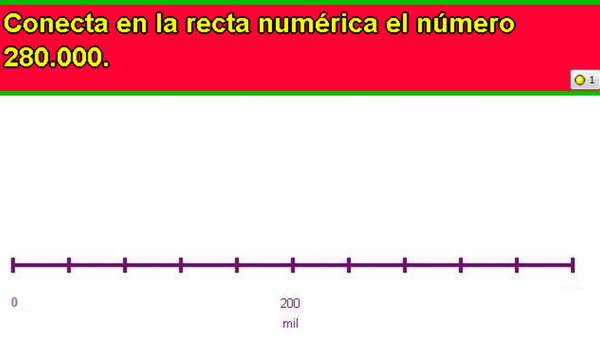 Ubicar número en la recta numérica (VI)