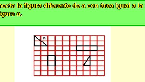 Área de un triángulo en una cuadrícula (I)