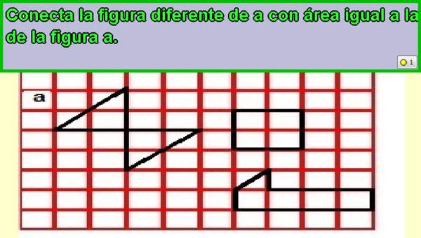 Área de figuras en una cuadrícula (I)