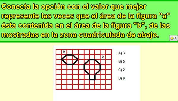 Área de figuras en una cuadrícula (IV)