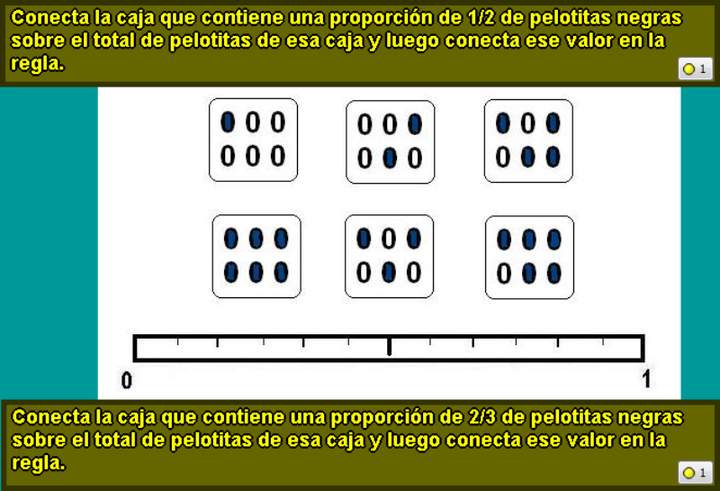 Cajas con bolitas (I)