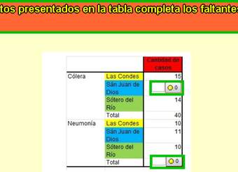 Completar tabla enfermedades (I)