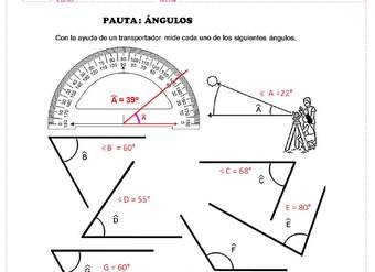 Medir ángulos con el uso del transportador (II)