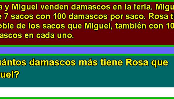 Problema de multiplicación (II)