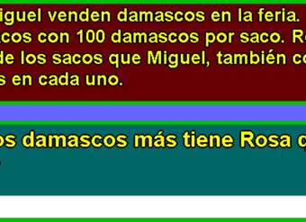 Problema de multiplicación y sustracción