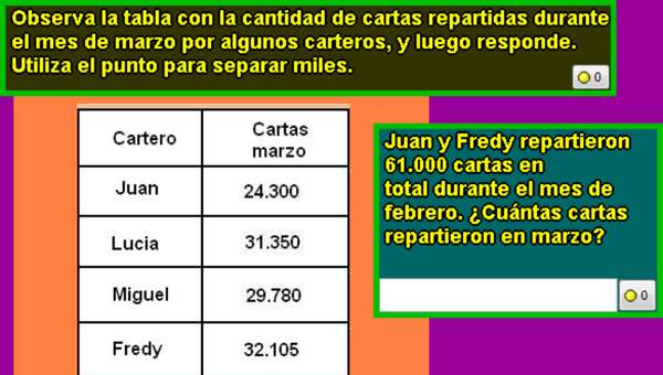 Problema de adición (II)