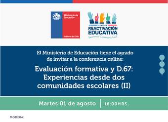 Evaluación formativa y D. 67: Experiencias desde dos comunidades escolares (II)