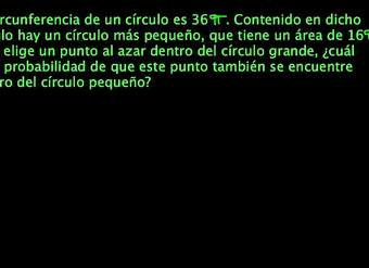 Agarrar una canica que no sea azul. Ejemplo