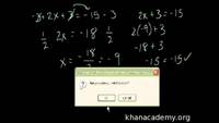 Álgebra: ecuaciones lineales 2