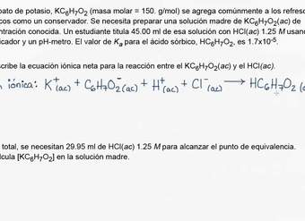 2015 Respuesta libre AP Química 3 a | Química | Khan Academy en Español