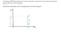 Ejemplo con dimensiones de un rectángulo a partir de sus coordenadas | Khan Academy en Español