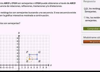 Probando semejanza a través de transformaciones