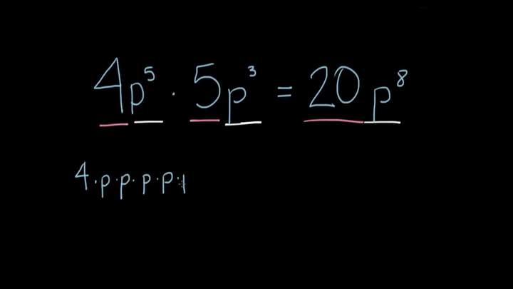 Multiplicar monomios | Álgebra I | Khan Academy en Español