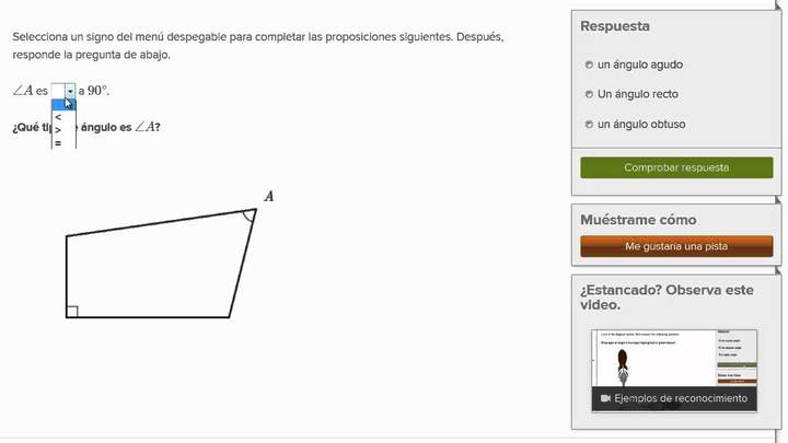 Reconociendo ángulos