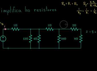 Simplificando redes de resistores | Khan Academy en Español