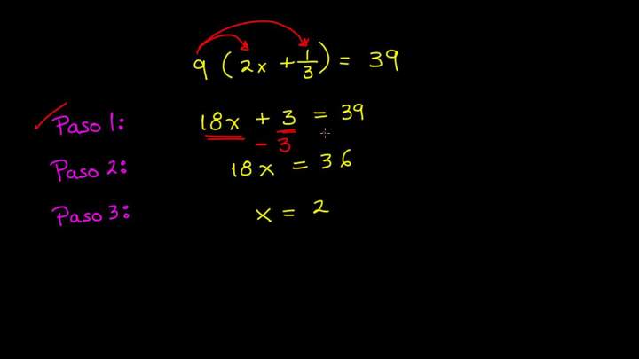 Errores al resolver ecuaciones