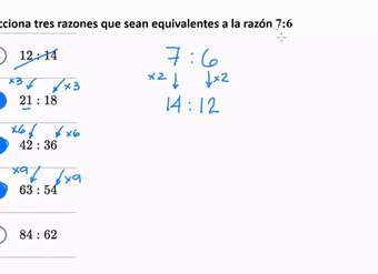 Razones equivalentes | Khan Academy en Español