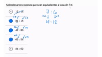 Razones equivalentes | Khan Academy en Español