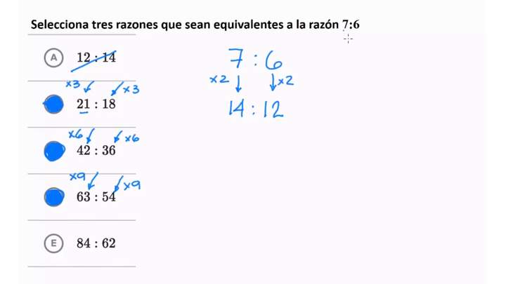 Razones equivalentes | Khan Academy en Español